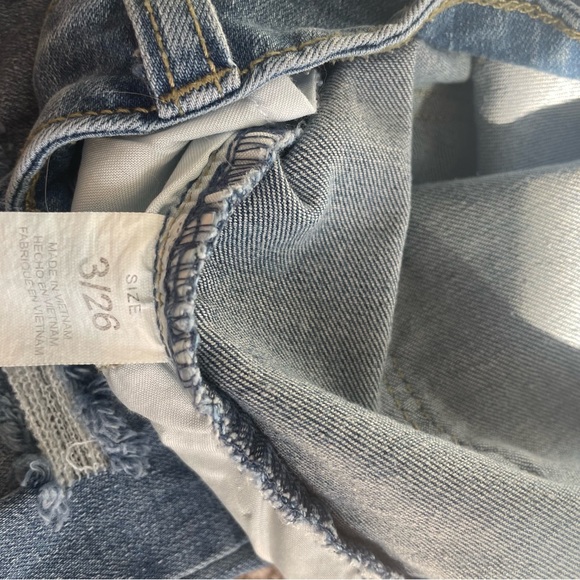 YMI High Rise Fray Hem Flare Jeans - Picture 6 of 6